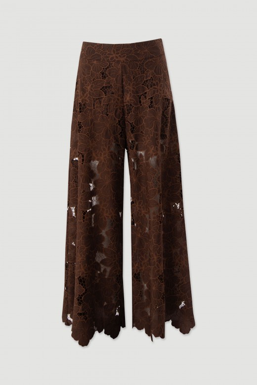 Floral lace trousers Floral lace trousers