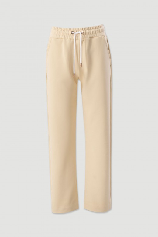 Cotton knit trousers Cotton knit trousers