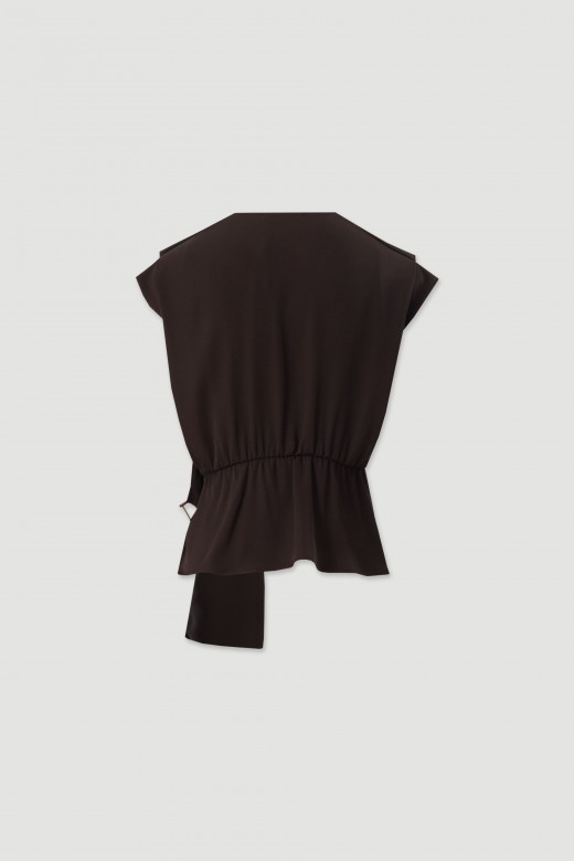 Wrap tunic with belt Wrap tunic with belt