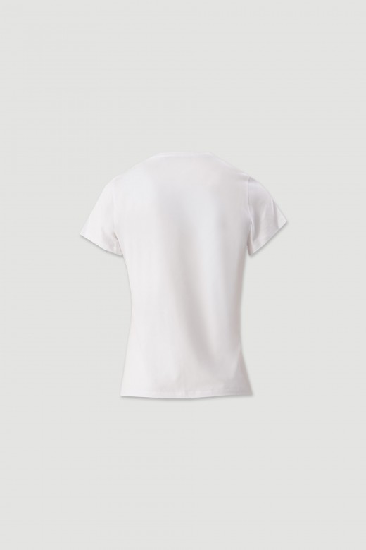 Cotton t-shirt with embroidery Cotton t-shirt with embroidery