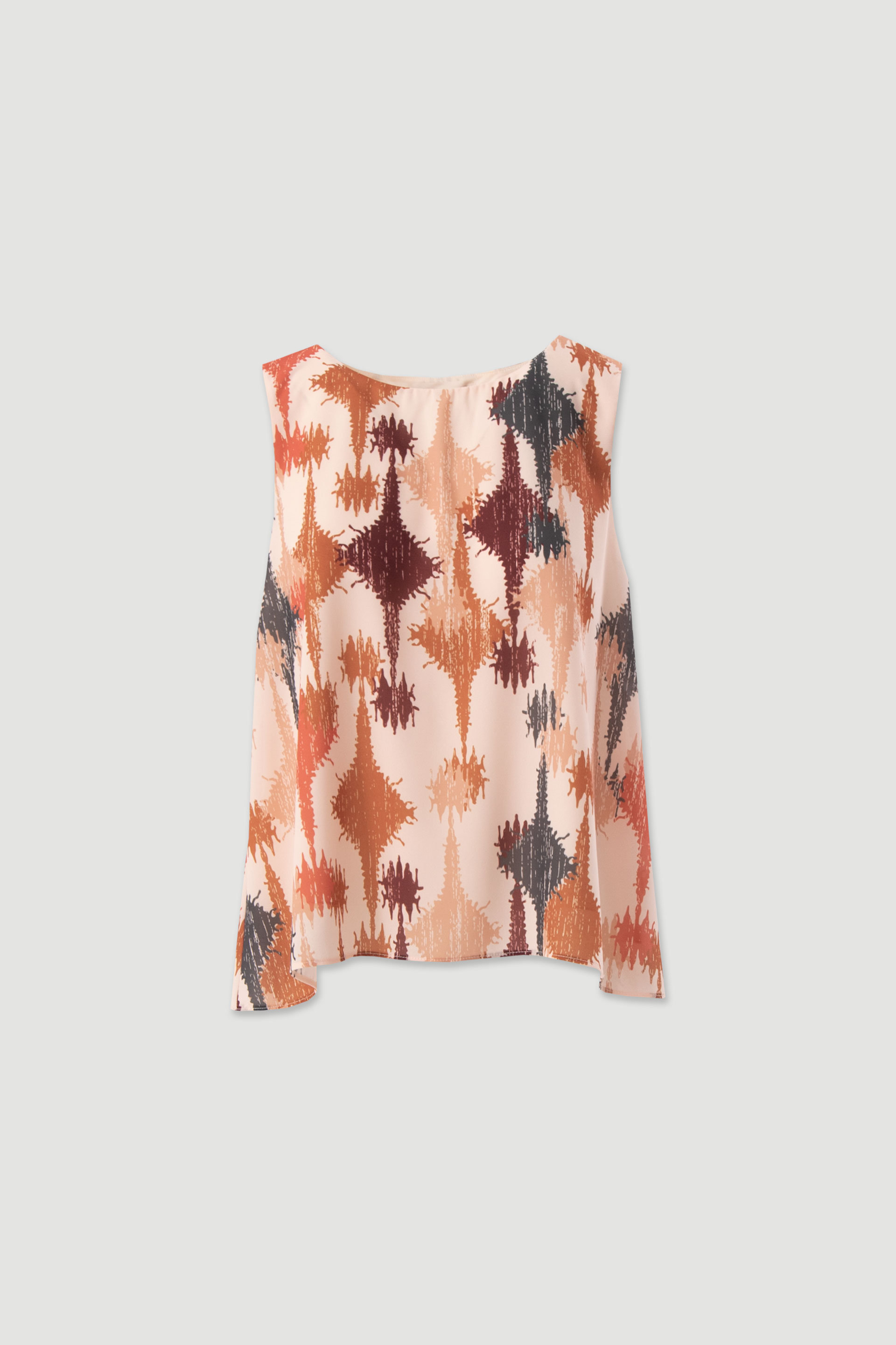 Lined printed blouse