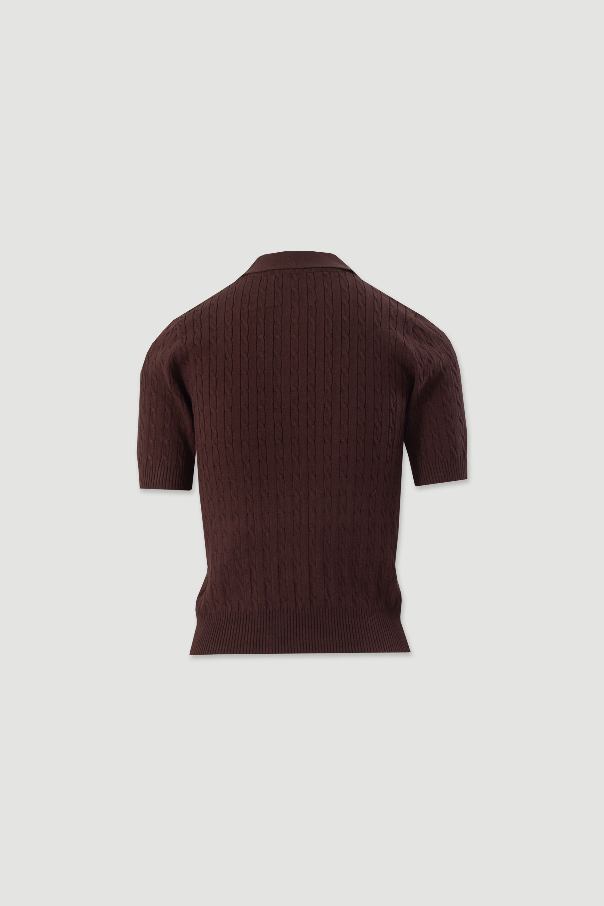 Polo de malha texturada
