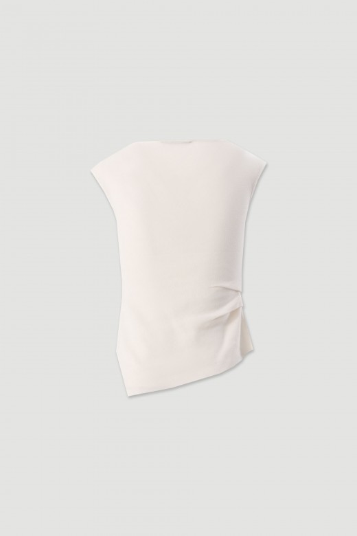 Asymmetric knit top Asymmetric knit top