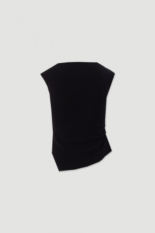 Asymmetric knit top Asymmetric knit top
