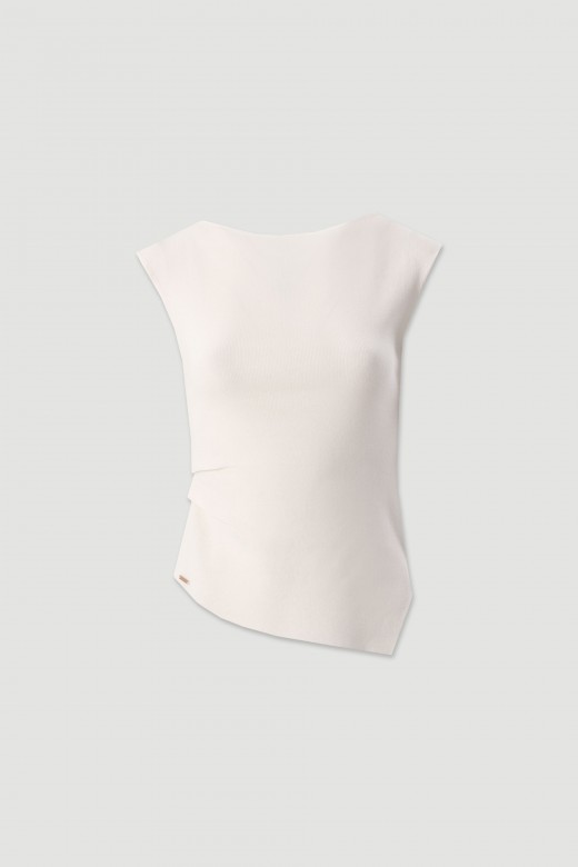 Asymmetric knit top Asymmetric knit top