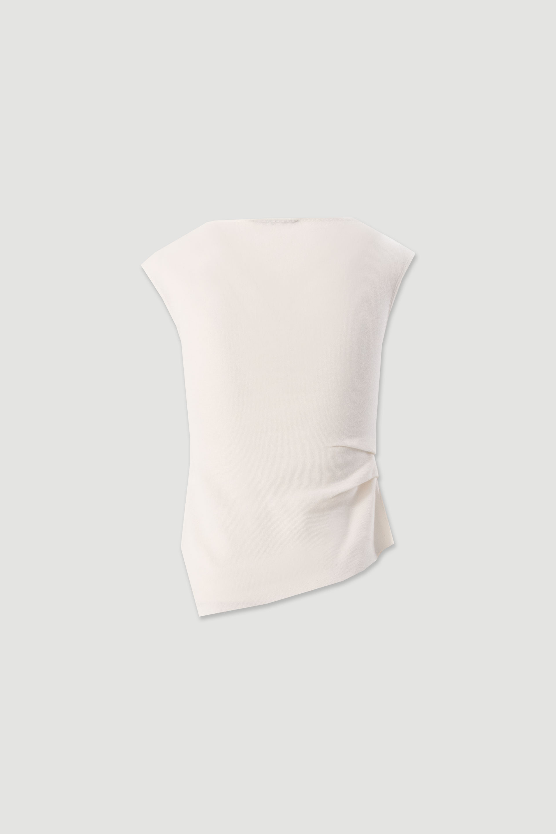 Asymmetric knit top