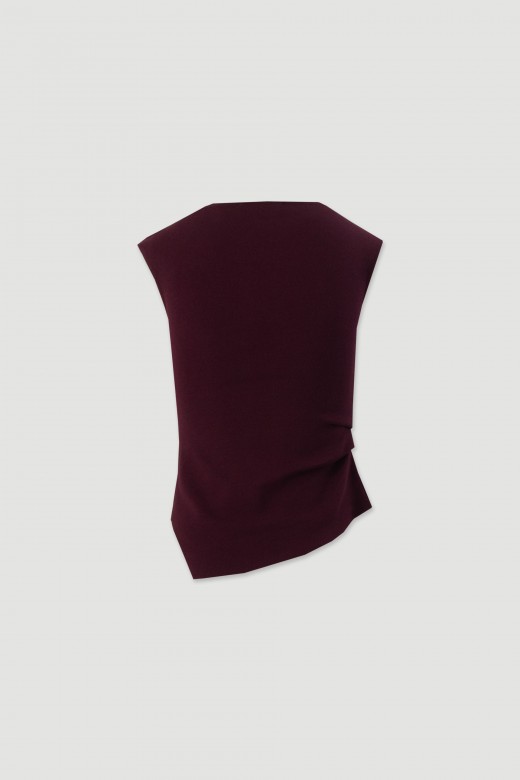 Asymmetric knit top Asymmetric knit top