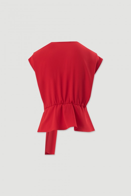 Wrap tunic with belt Wrap tunic with belt