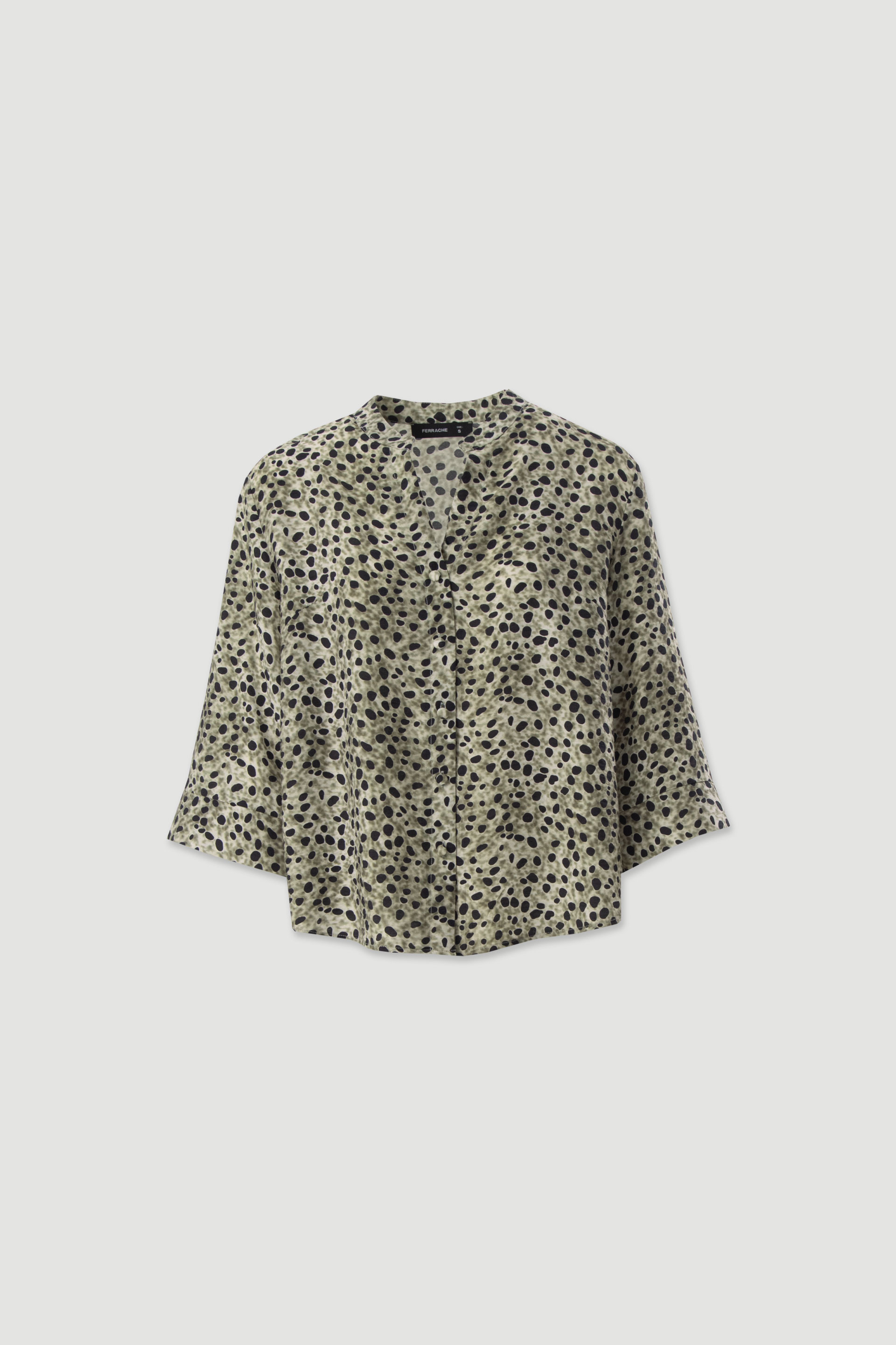 Flowing printed blouse