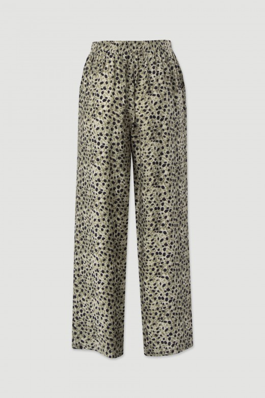 Flowing printed trousers Flowing printed trousers