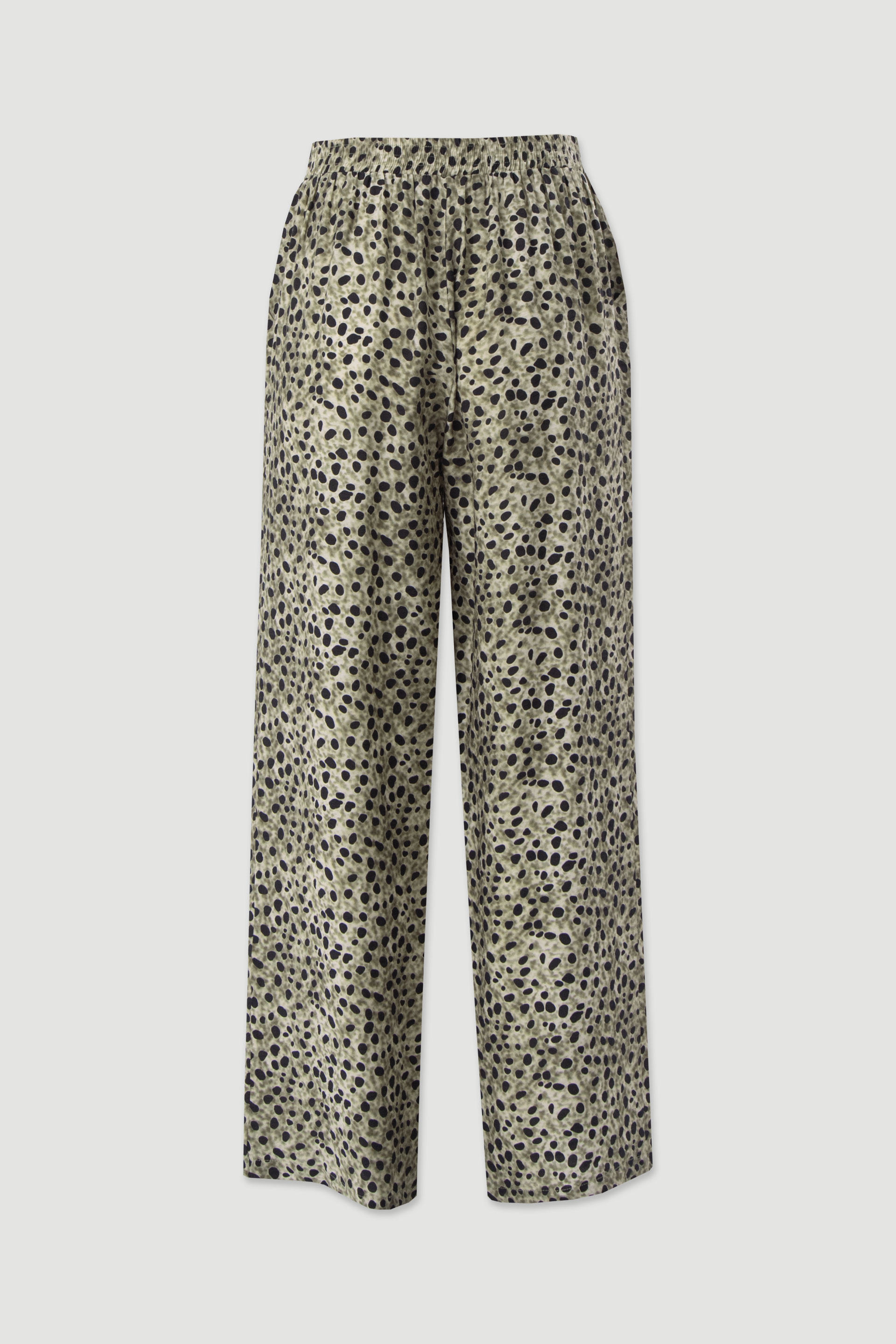 Flowing printed trousers