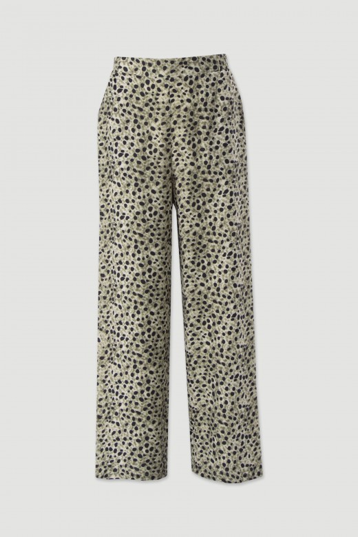 Flowing printed trousers Flowing printed trousers
