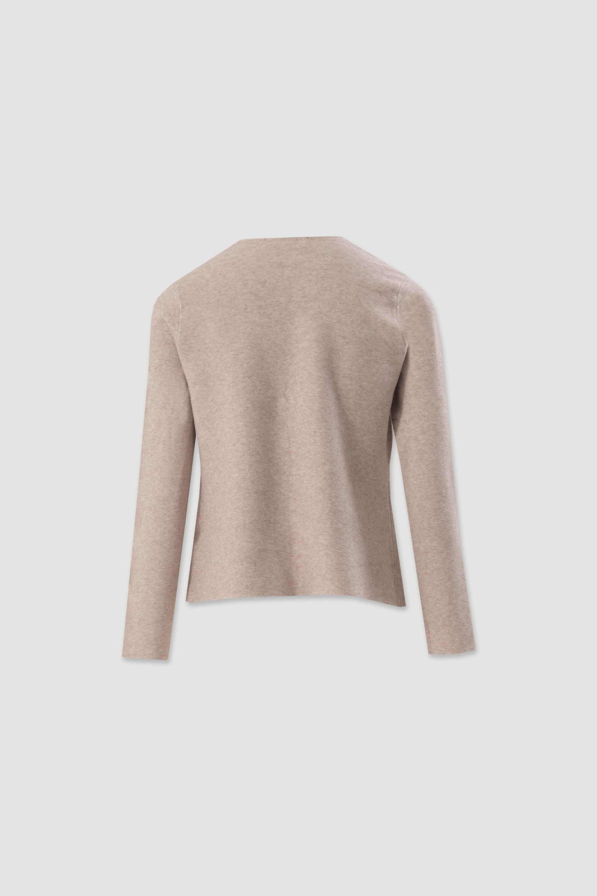 V-neck knit cardigan