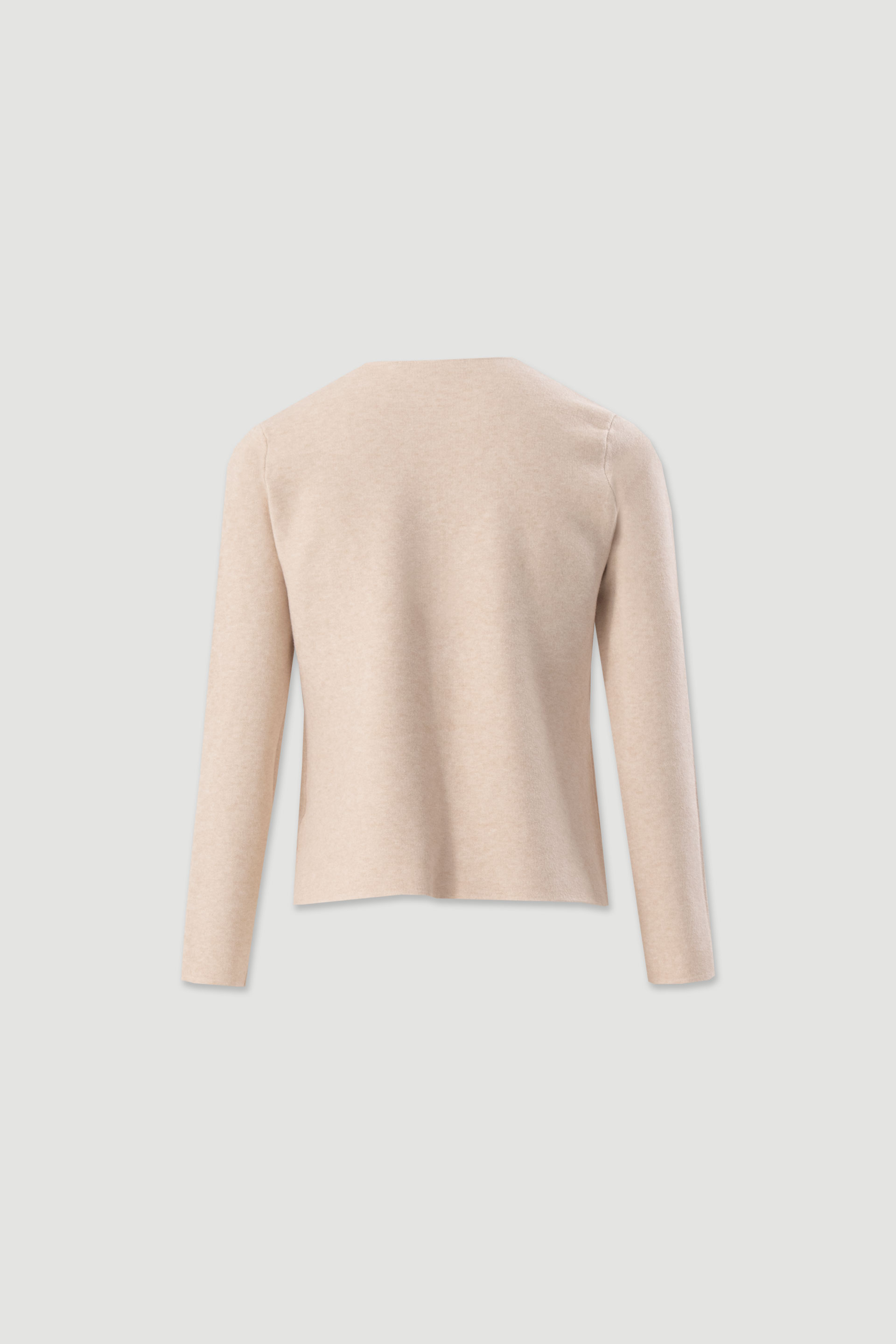 V-neck knit cardigan