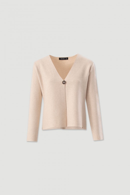 V-neck knit cardigan V-neck knit cardigan