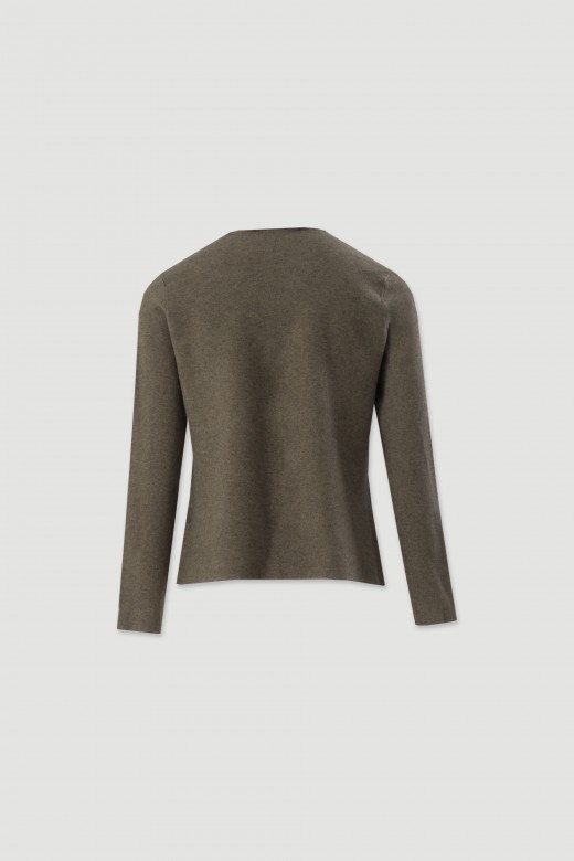 V-neck knit cardigan V-neck knit cardigan