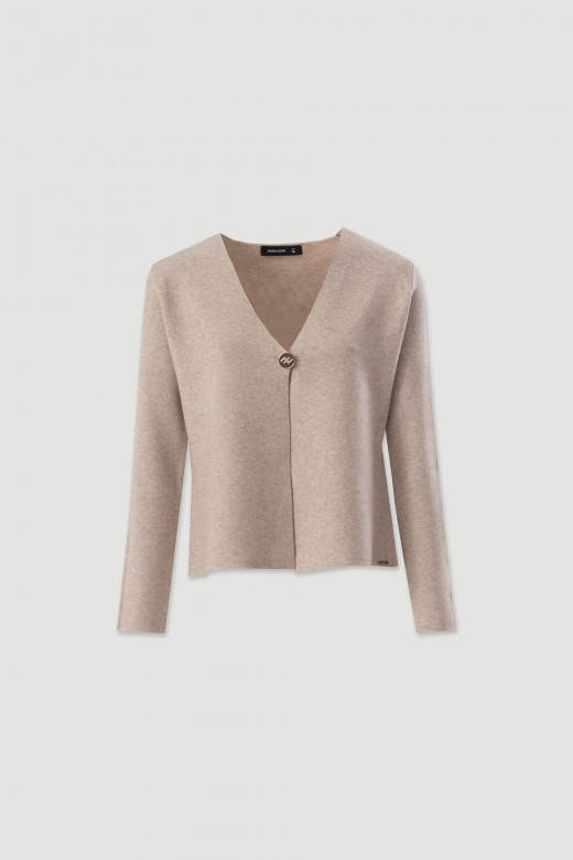 V-neck knit cardigan V-neck knit cardigan