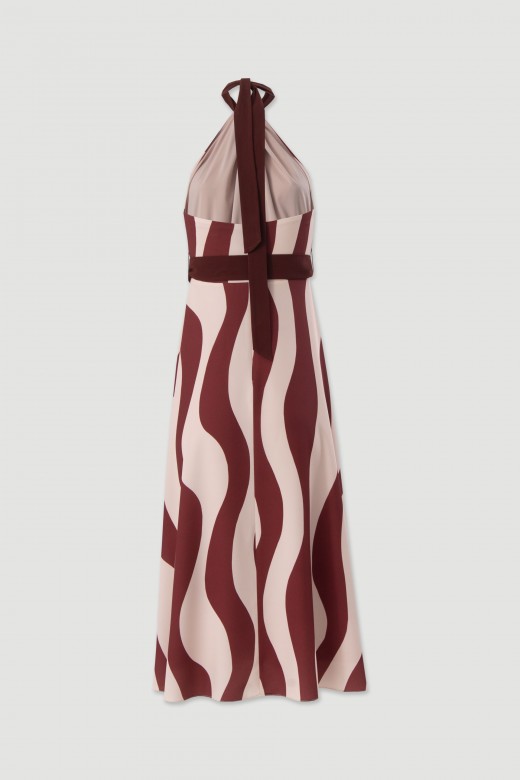 Printed halter maxi dress Printed halter maxi dress