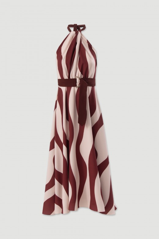 Printed halter maxi dress Printed halter maxi dress