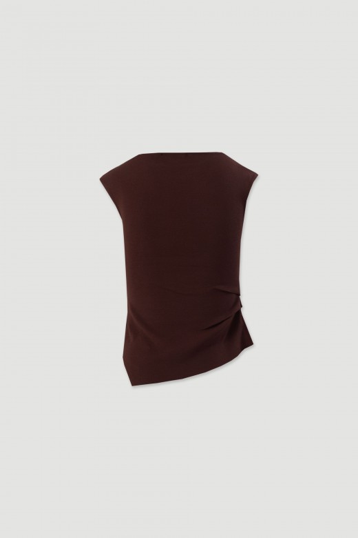 Asymmetric knit top Asymmetric knit top