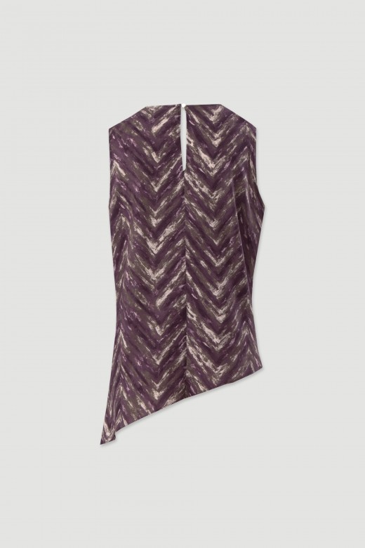 Printed asymmetrical tunic Printed asymmetrical tunic