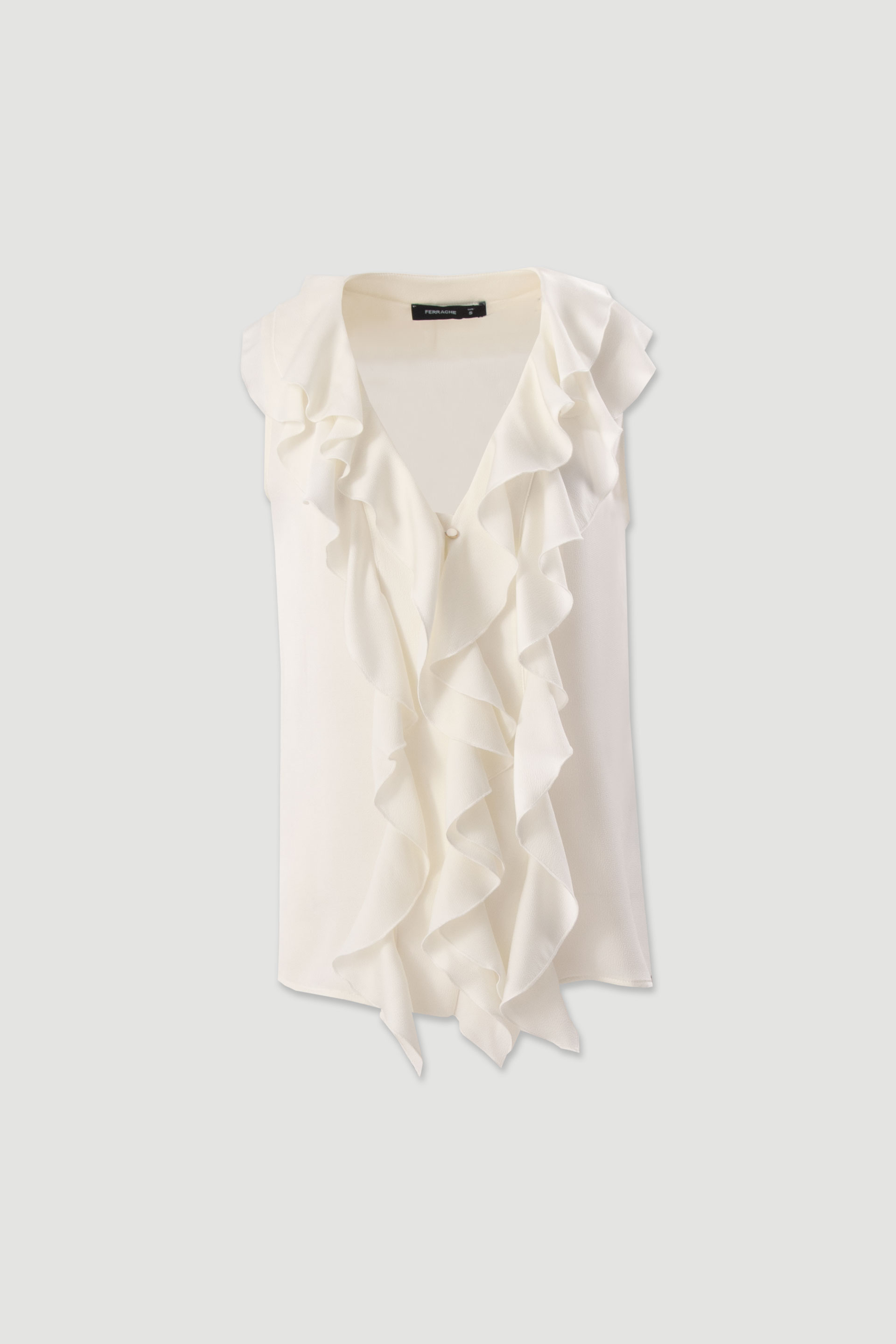 Blouse with ruffles