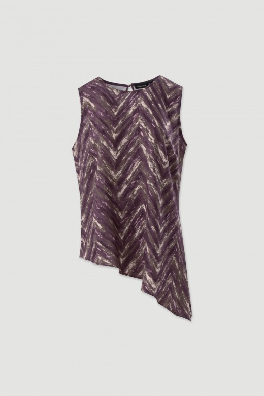 Printed asymmetrical tunic Printed asymmetrical tunic