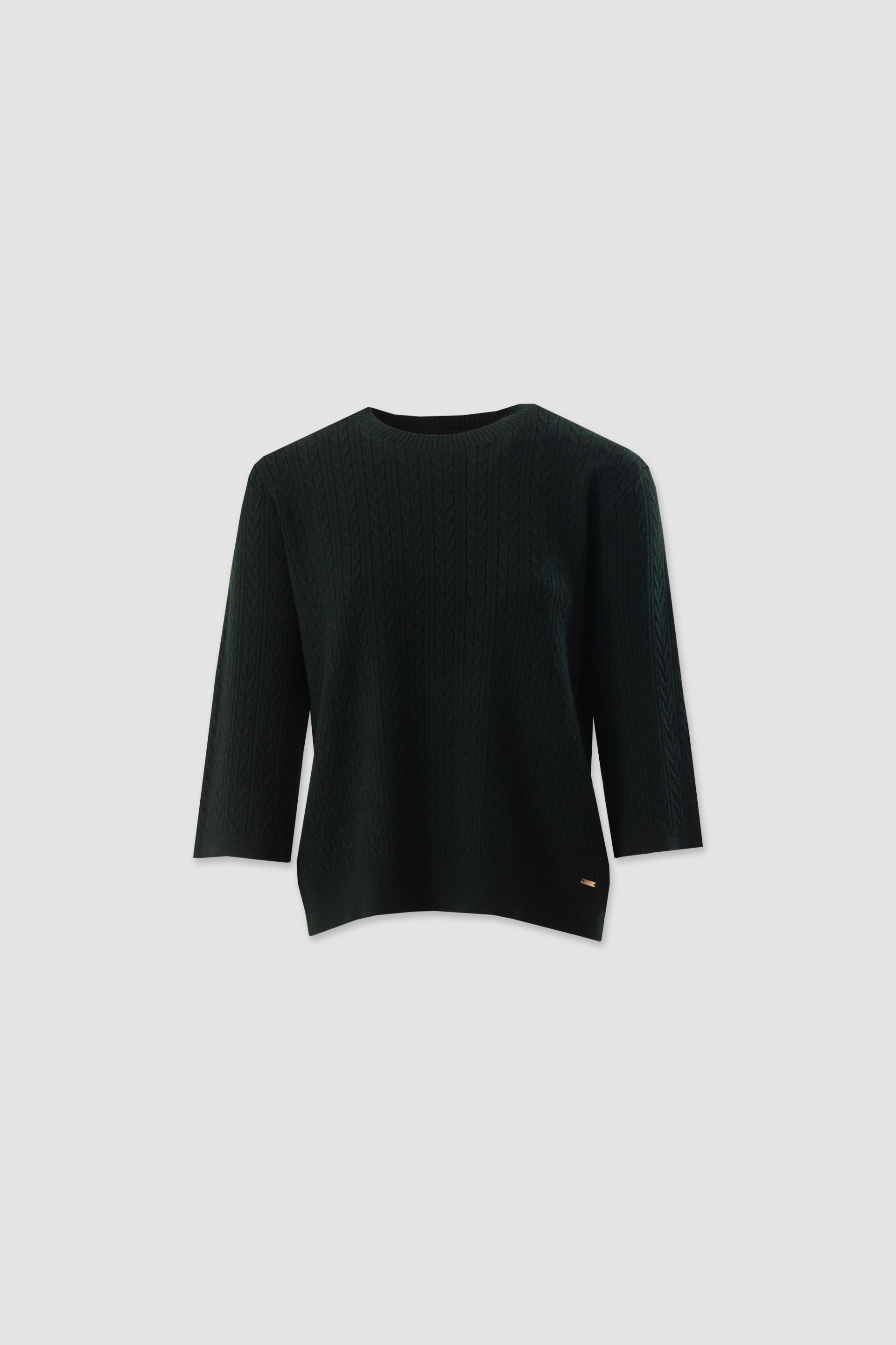 Textured knit sweater