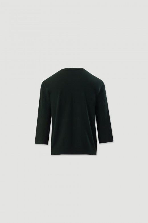 Textured knit sweater Textured knit sweater