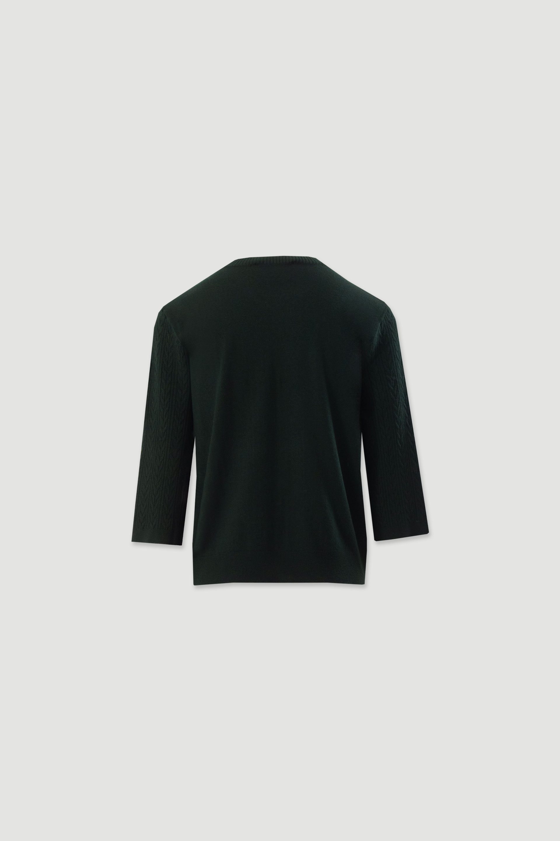 Textured knit sweater