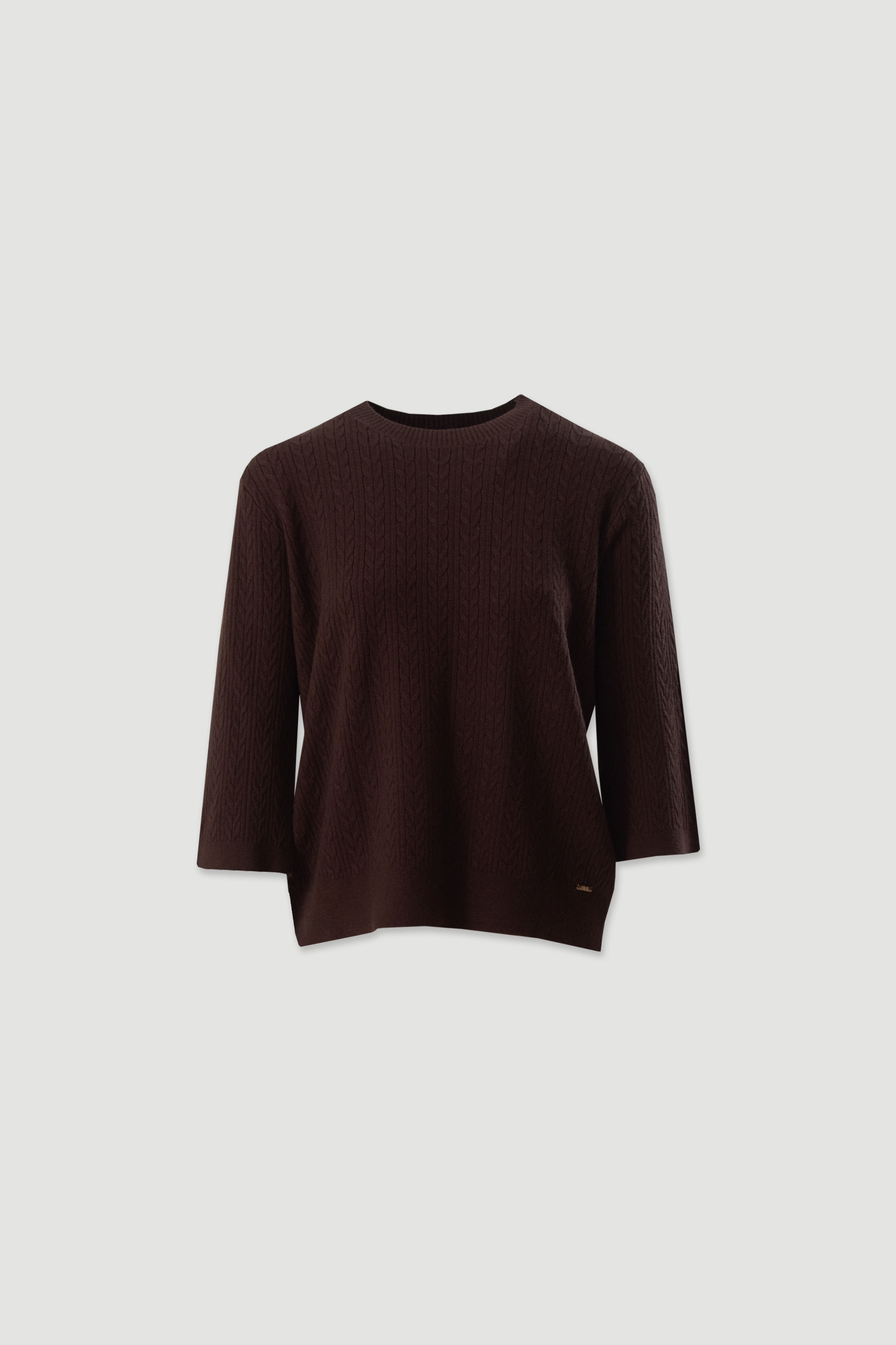 Textured knit sweater