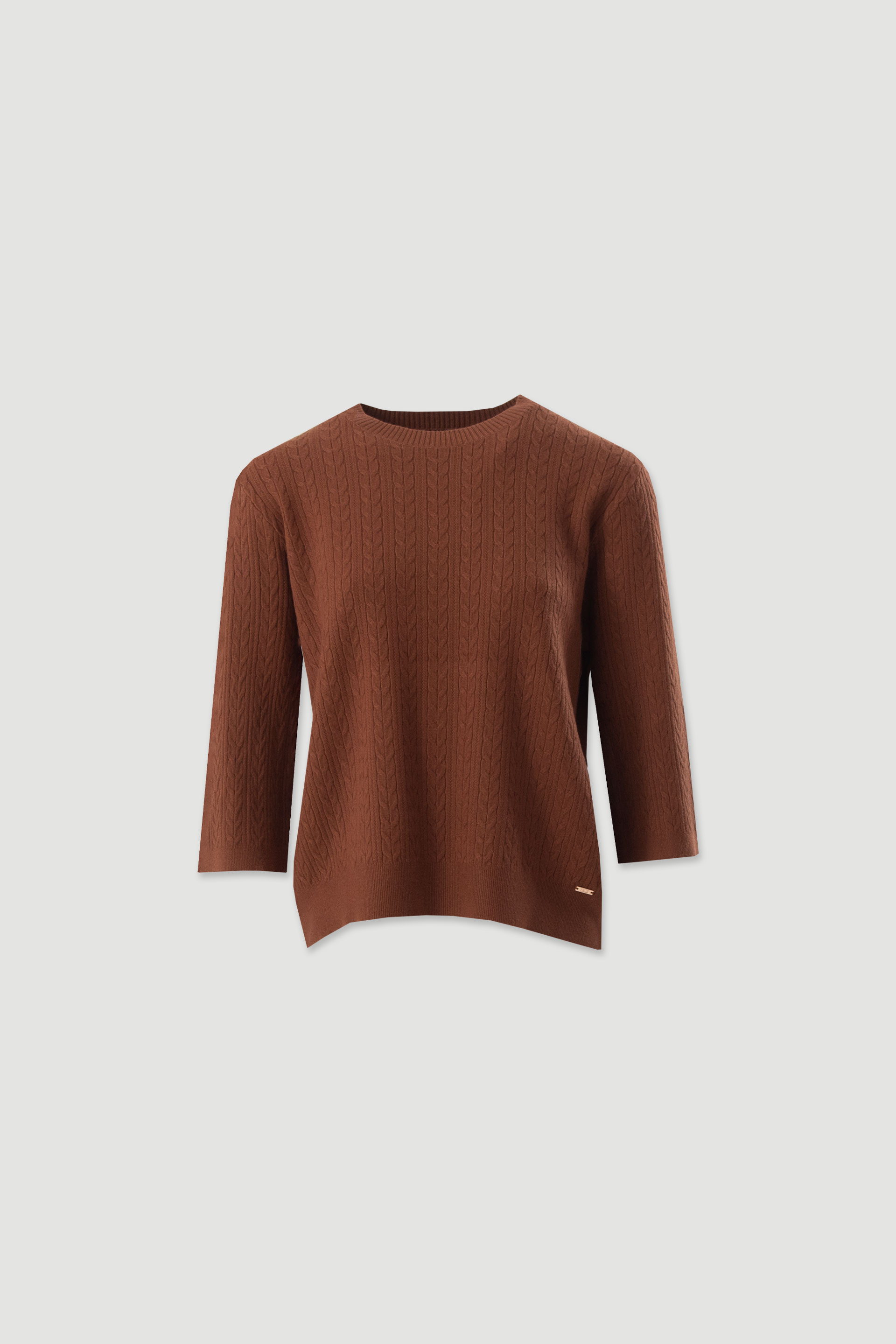 Textured knit sweater