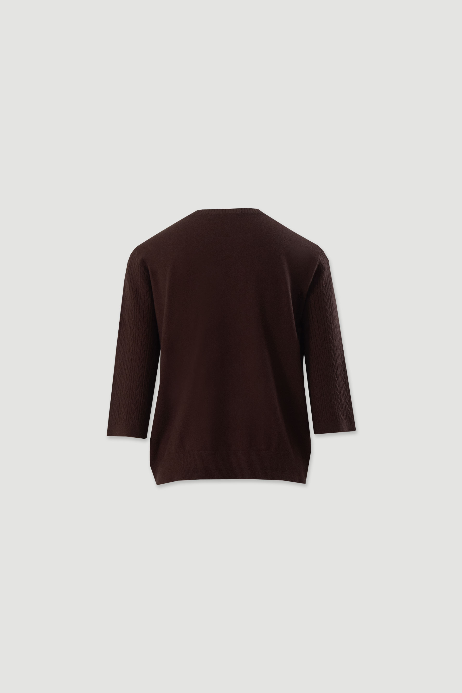 Textured knit sweater