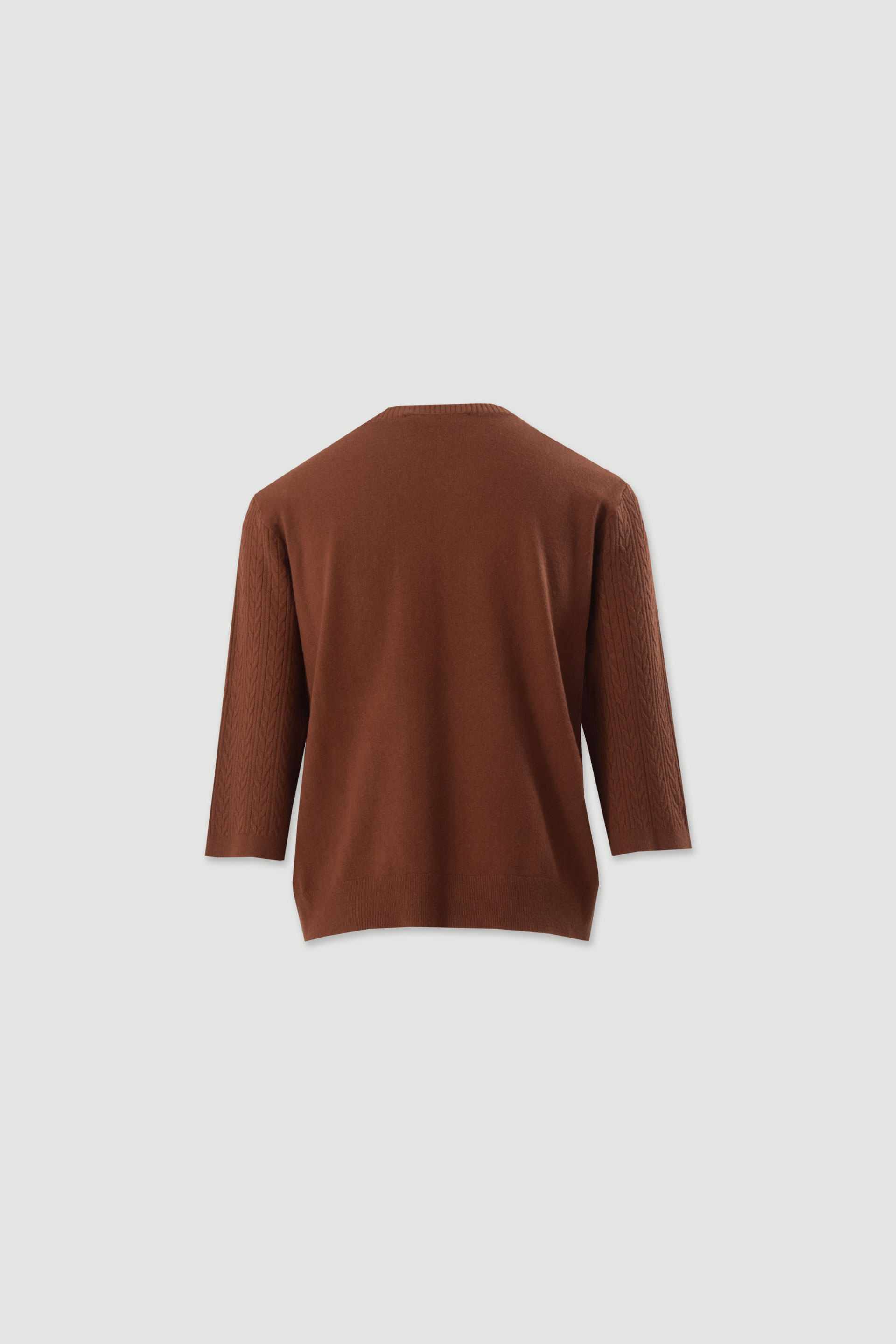 Textured knit sweater