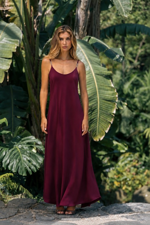 Flowing midi slip dress Flowing midi slip dress