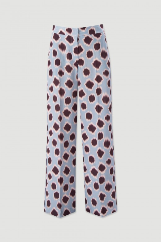 Printed wide-leg trousers Printed wide-leg trousers