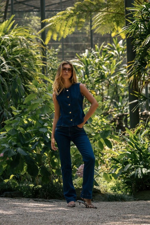 Denim waistcoat Denim waistcoat