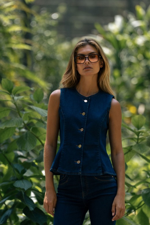 Denim waistcoat Denim waistcoat