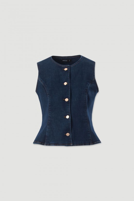 Denim waistcoat Denim waistcoat