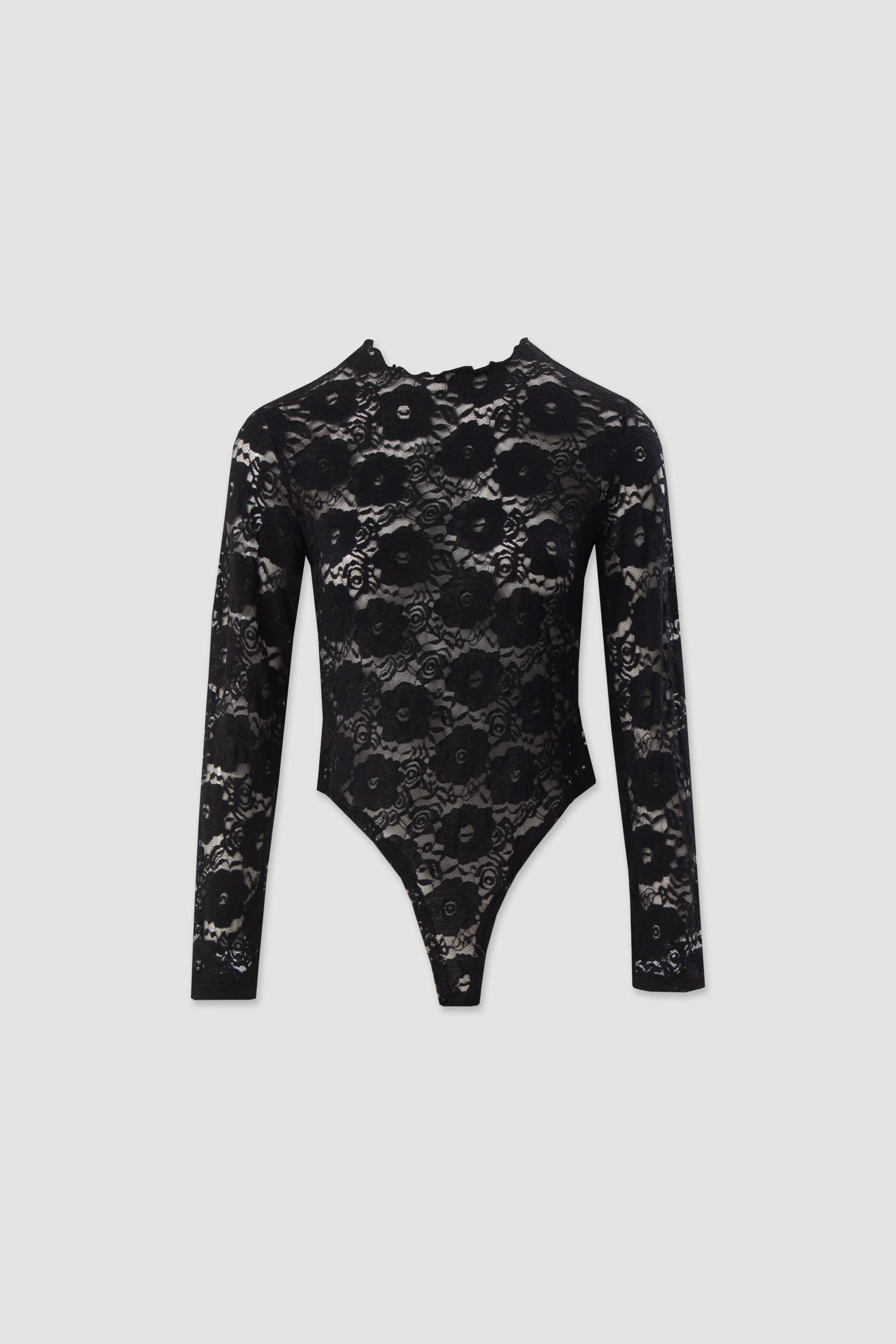 Body de renda floral
