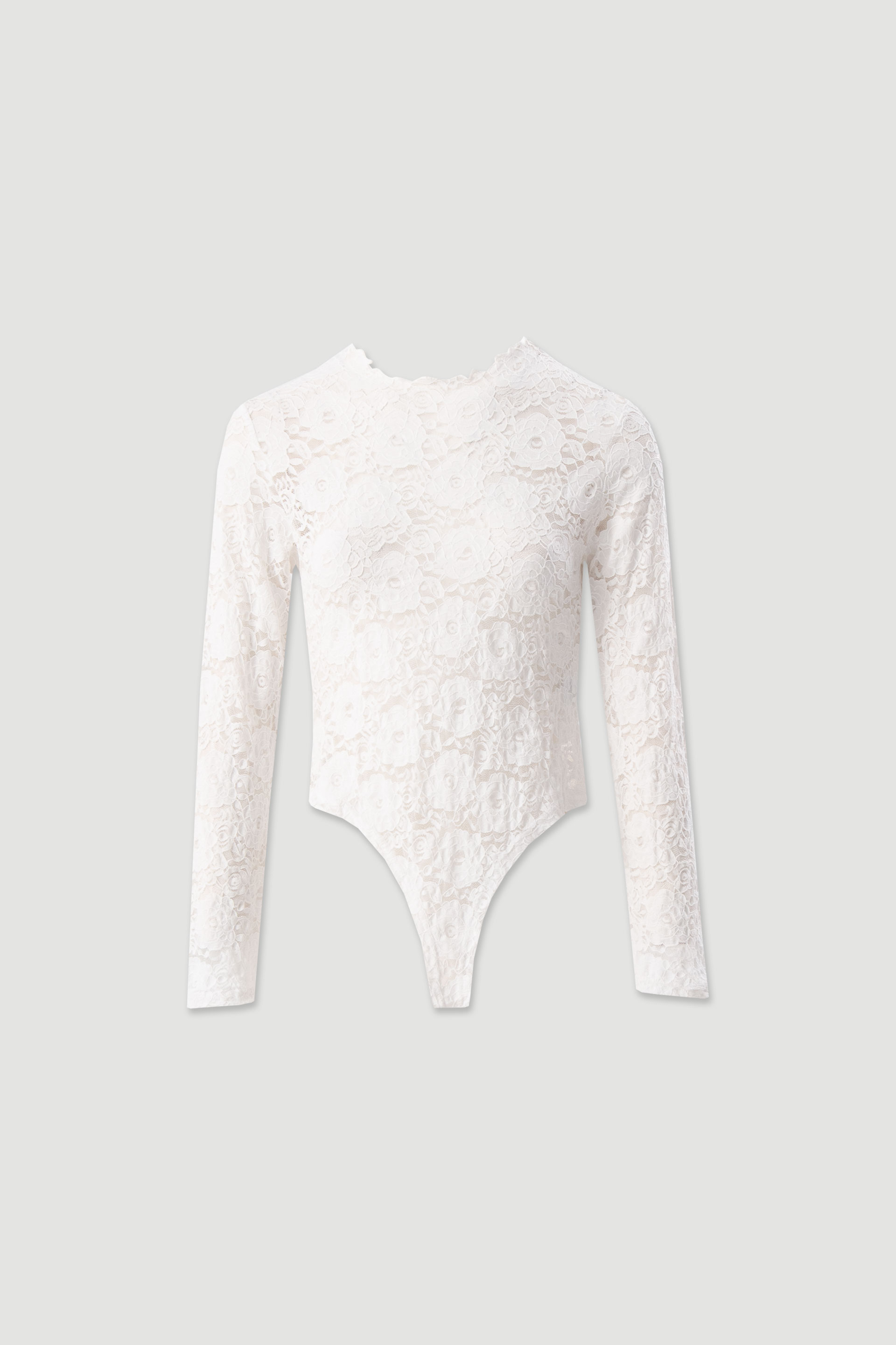 Body de renda floral