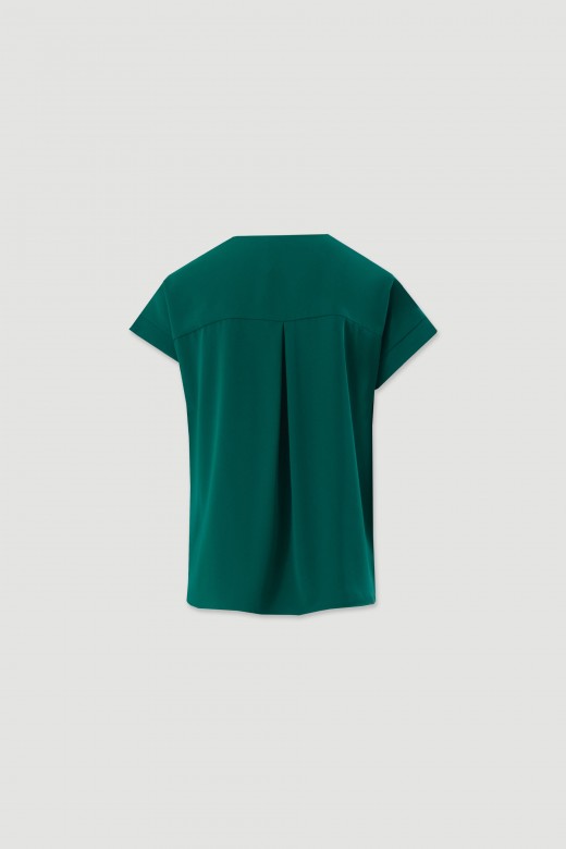 Fluid tunic with v-neckline Fluid tunic with v-neckline