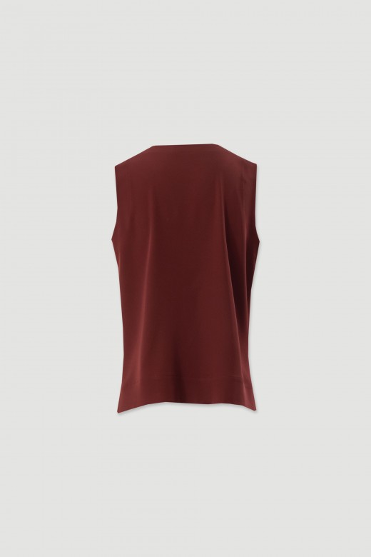Fluid tunic with v-neckline Fluid tunic with v-neckline