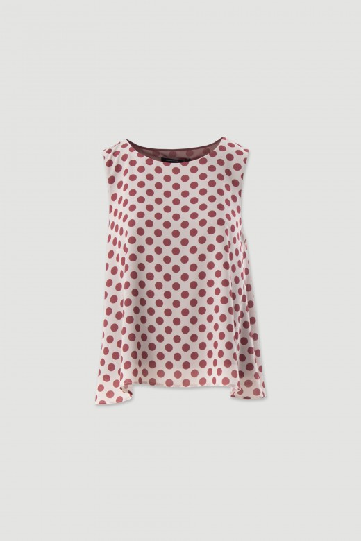 Fluid top with double-layer fabric Fluid top with double-layer fabric