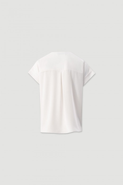 Fluid tunic with v-neckline Fluid tunic with v-neckline