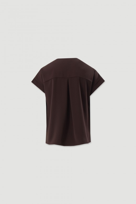 Fluid tunic with v-neckline Fluid tunic with v-neckline