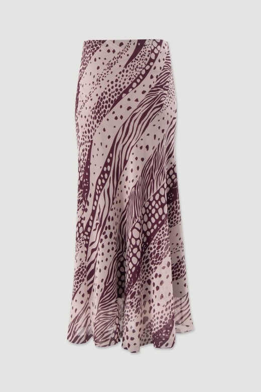 Long printed skirt Long printed skirt