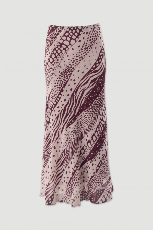 Long printed skirt Long printed skirt