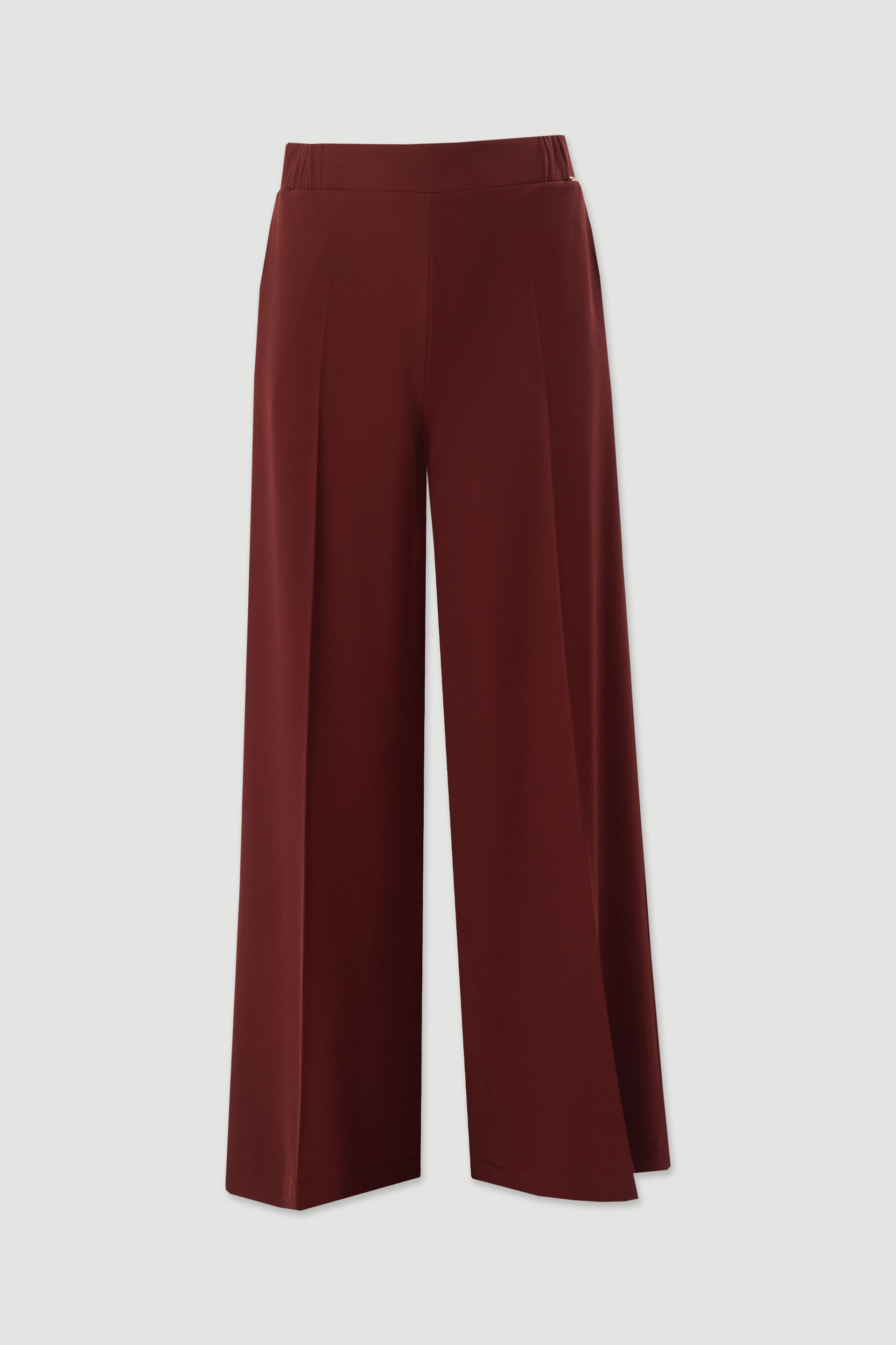 Wide-leg trousers in fluid fabric