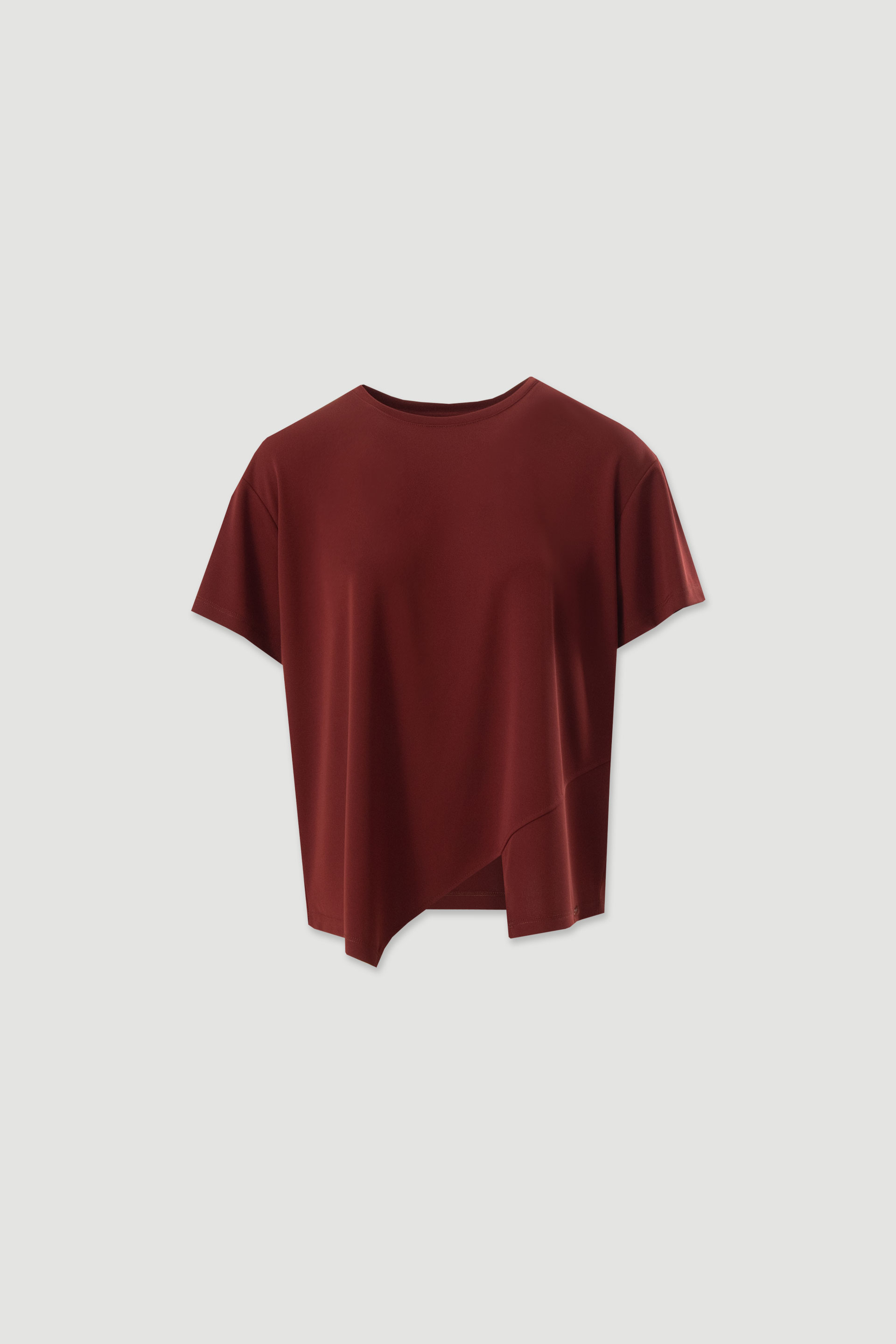 Knit top asymmetric